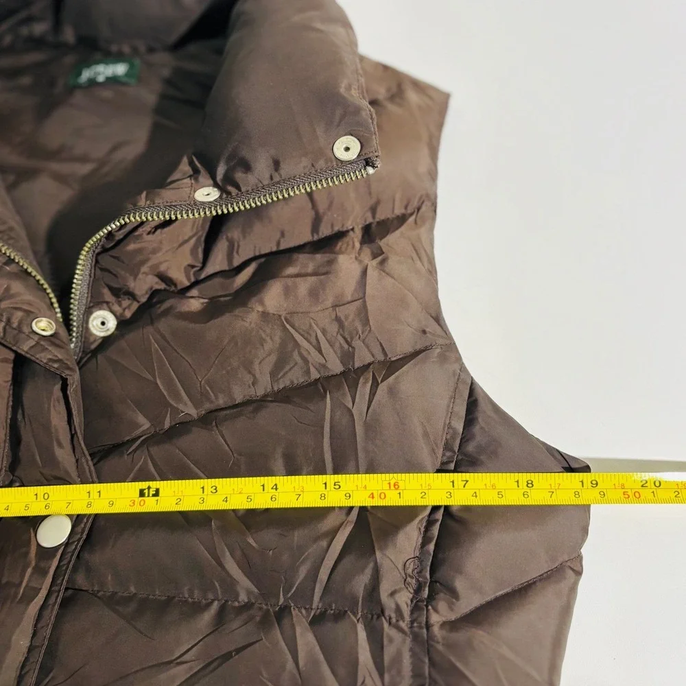 J. Crew Brown‎ Puffer Vest Women's Jacket | Size Small
